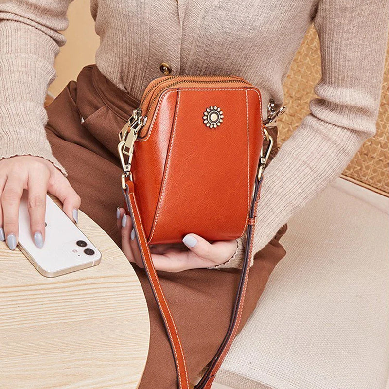 Wilma - Vintage Grace Leather Bag