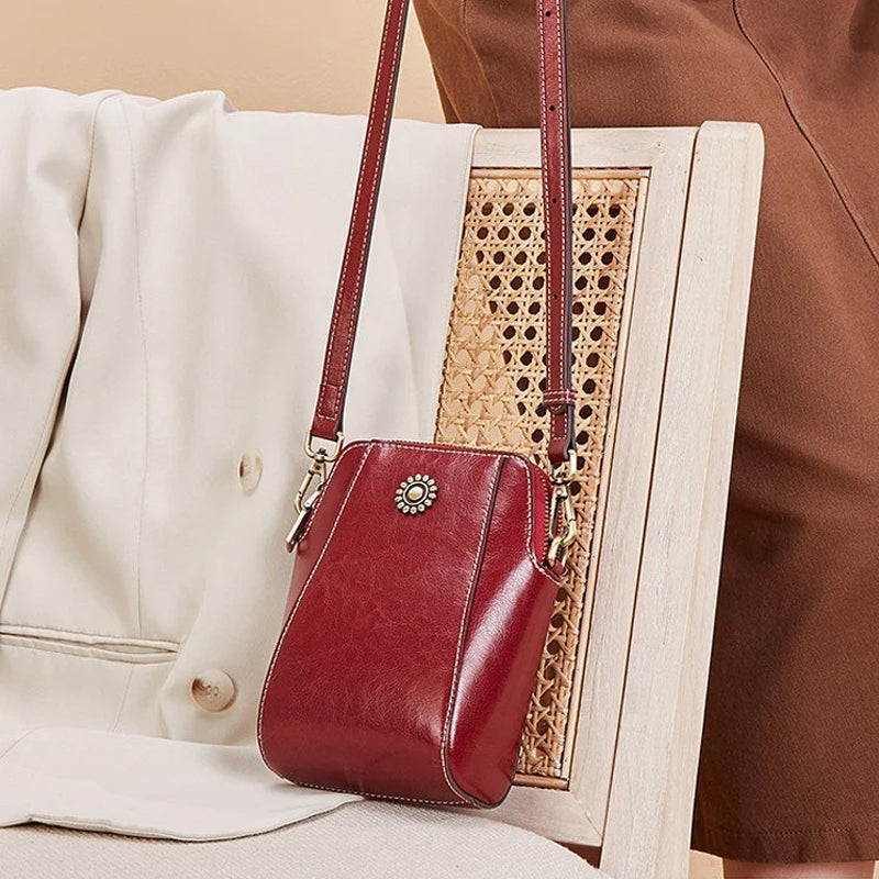Wilma - Vintage Grace Leather Bag