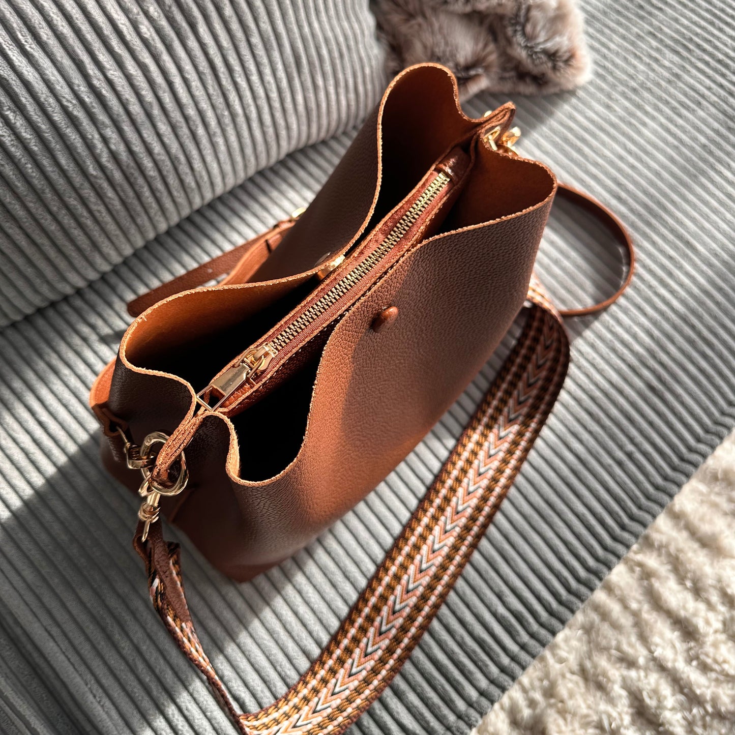 Monalise | Crossbody Bucket Bag